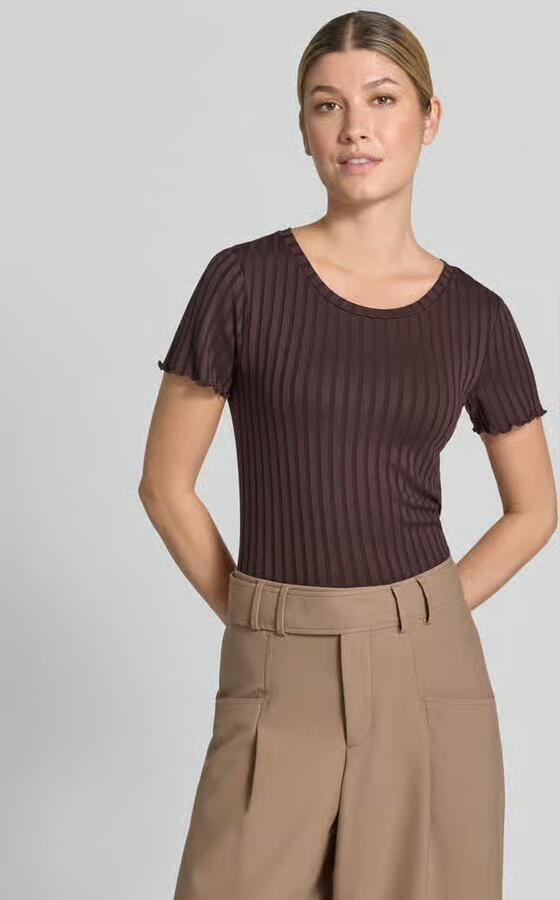 Rich & Royal Slim fit t-shirt van viscosemix - Foto 2