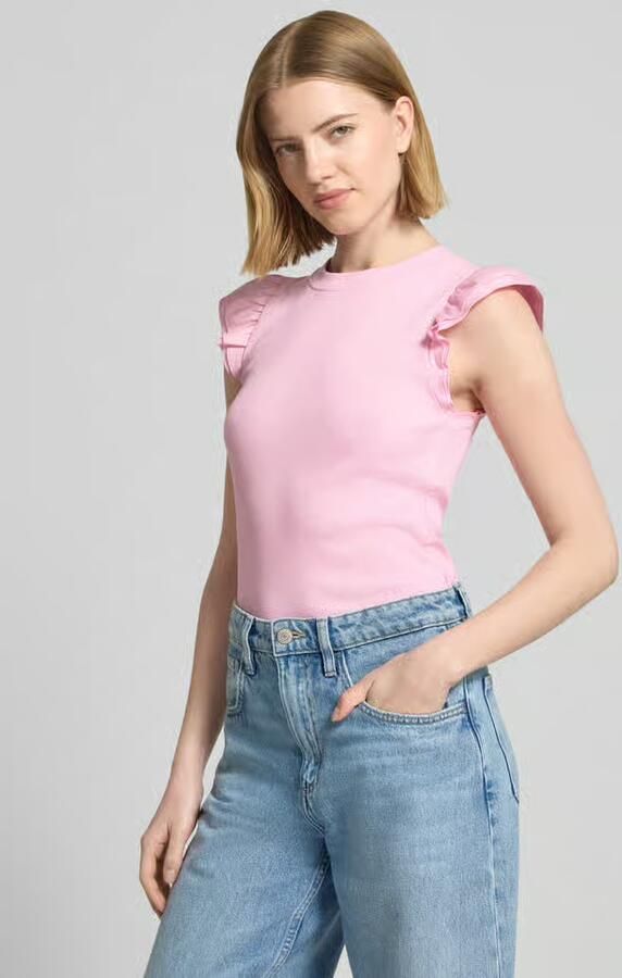 Rich & Royal slim fit top met ruchesafwerking - Foto 2