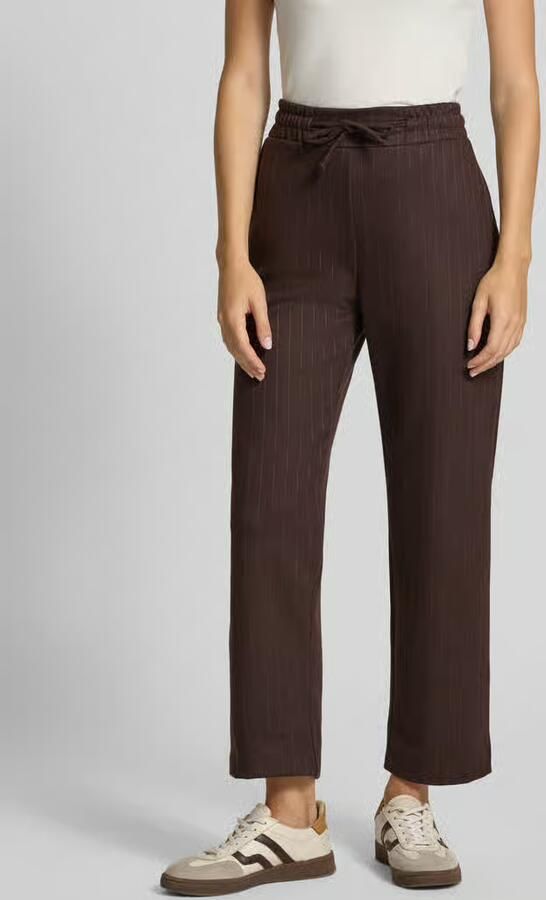 Rich & Royal Stoffen broek met Franse steekzakken