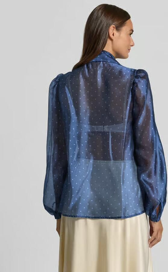 Rich & Royal strikblouse in semitransparant design - Foto 3