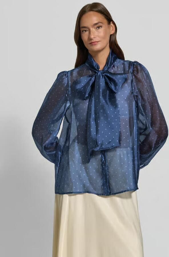 Rich & Royal strikblouse in semitransparant design - Foto 2