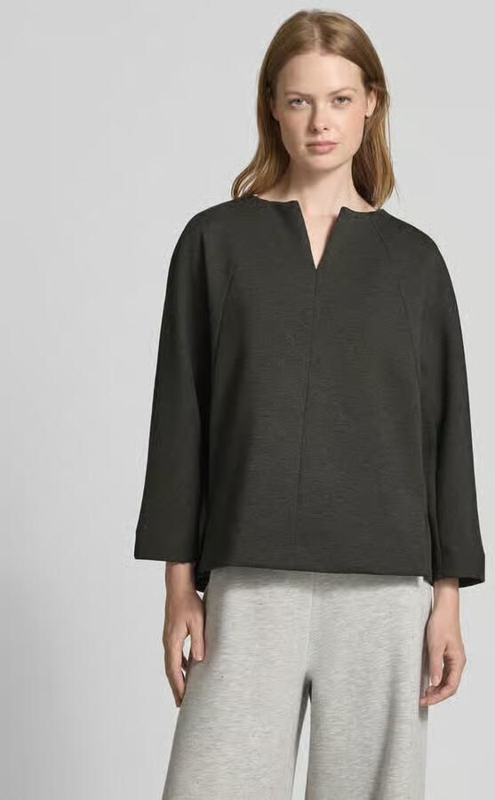 Rich & Royal Sweatshirt met 3 4-mouwen en tuniekkraag - Foto 2