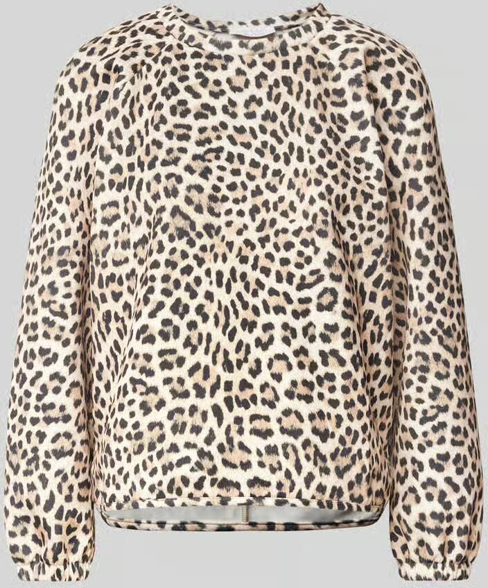 Rich & Royal Gedrukte Scuba Sweater Brown Dames - Foto 5