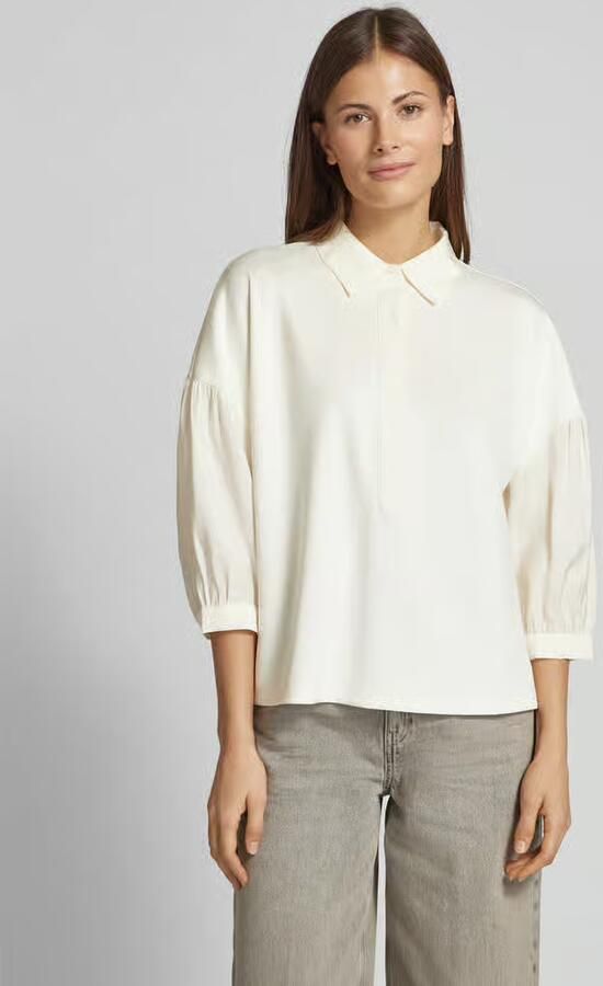 Rich & Royal Sweatshirt met overhemdkraag - Foto 3