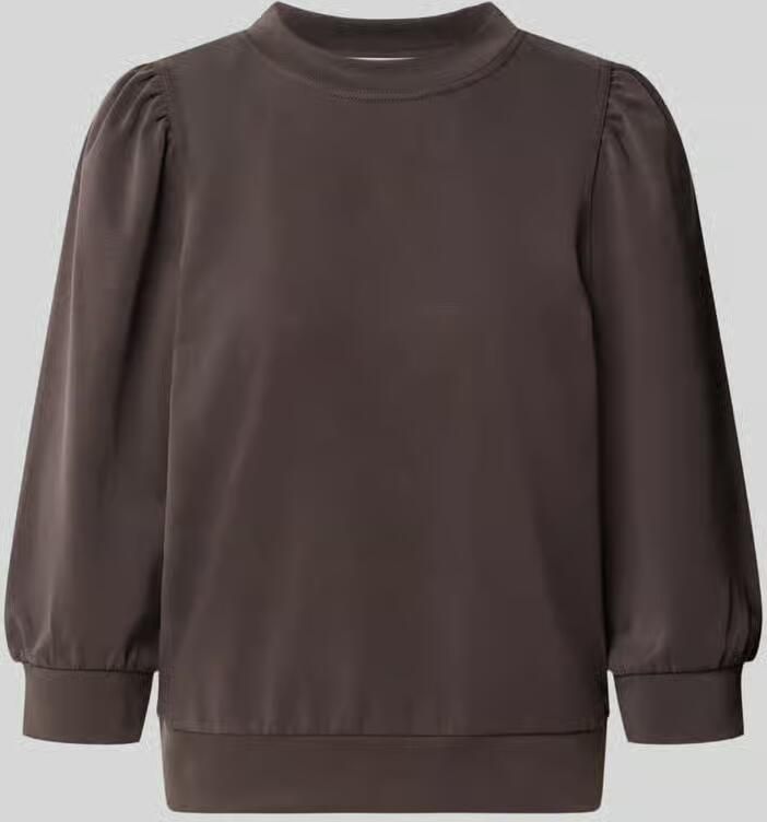 Rich & Royal Sweatshirt met pofmouwen en ronde hals