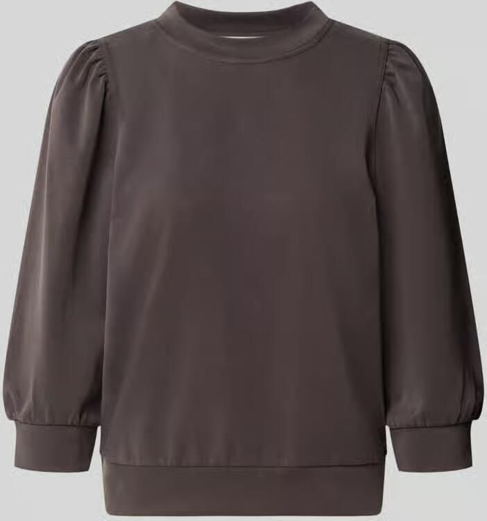 Rich & Royal Sweatshirt met pofmouwen en ronde hals