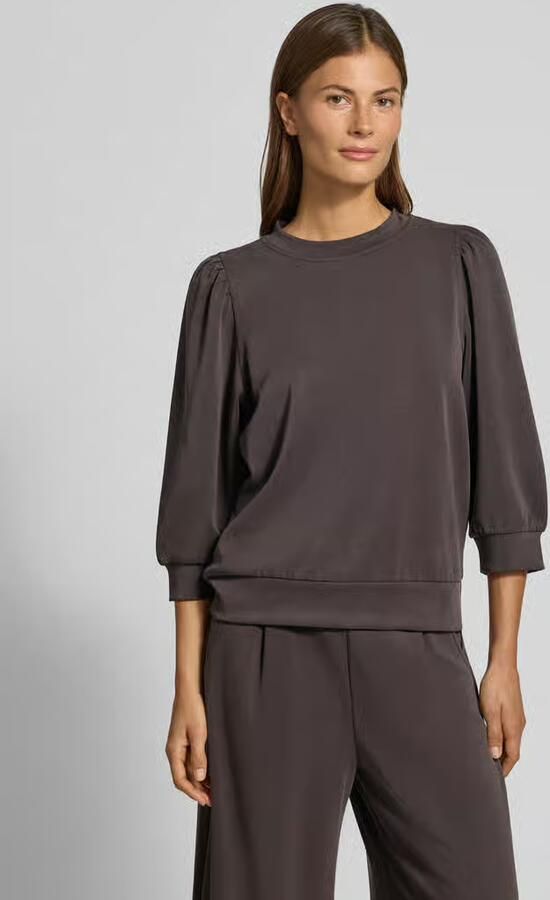 Rich & Royal Sweatshirt met pofmouwen en ronde hals - Foto 2