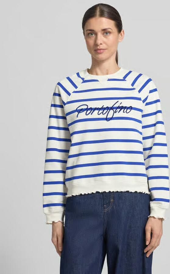 Rich & Royal Sweatshirt met Stitching - Foto 4