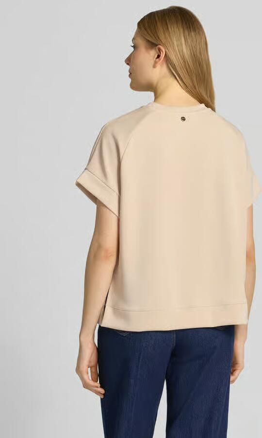 Rich & Royal sweatshirt van modalmix met kapmouwen