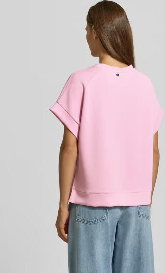 Rich & Royal T-shirt met elastische boorden - Foto 2