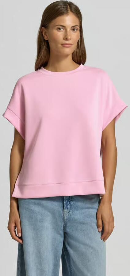 Rich & Royal T-shirt met elastische boorden - Foto 3