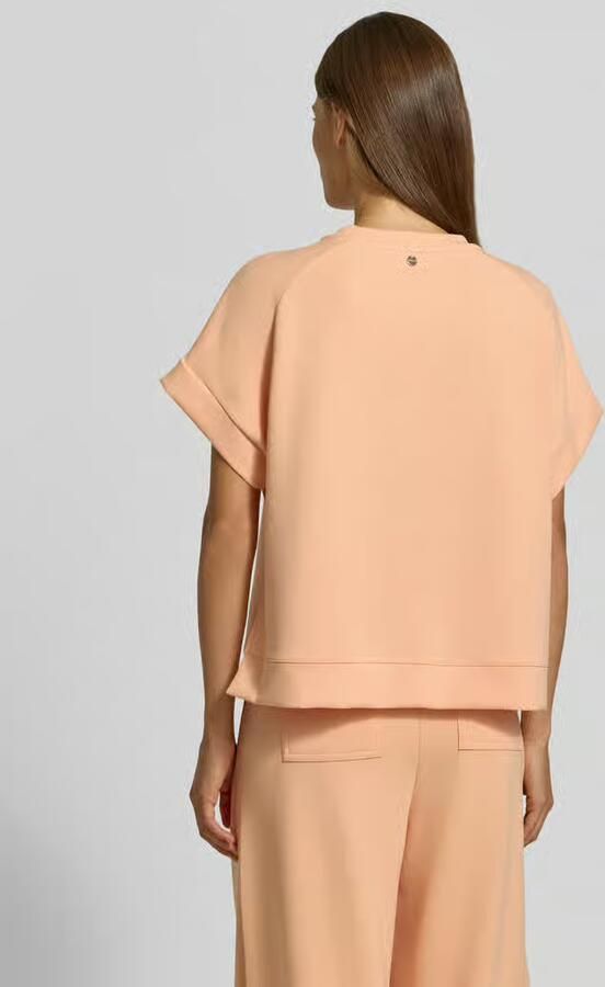Rich & Royal T-shirt met elastische boorden - Foto 3