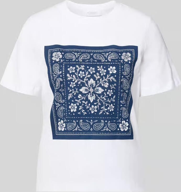 Rich & Royal T-shirt met motiefprint en met siersteentjes - Foto 2