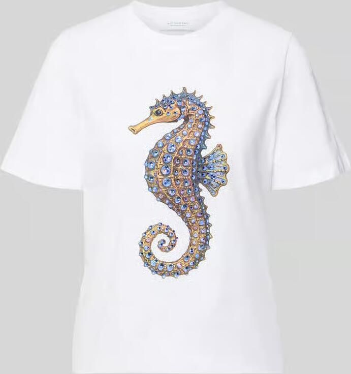 Rich & Royal T-shirt met motiefprint en ronde hals - Foto 2
