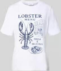 Rich & Royal T-shirt met motiefprint en ronde hals
