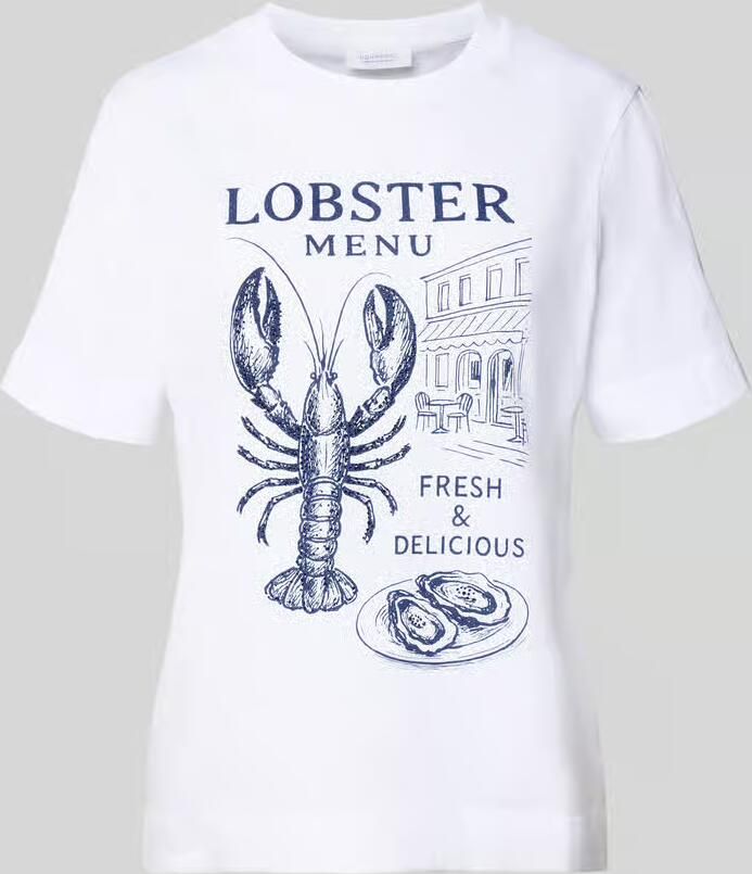 Rich & Royal T-shirt met motiefprint en ronde hals - Foto 2