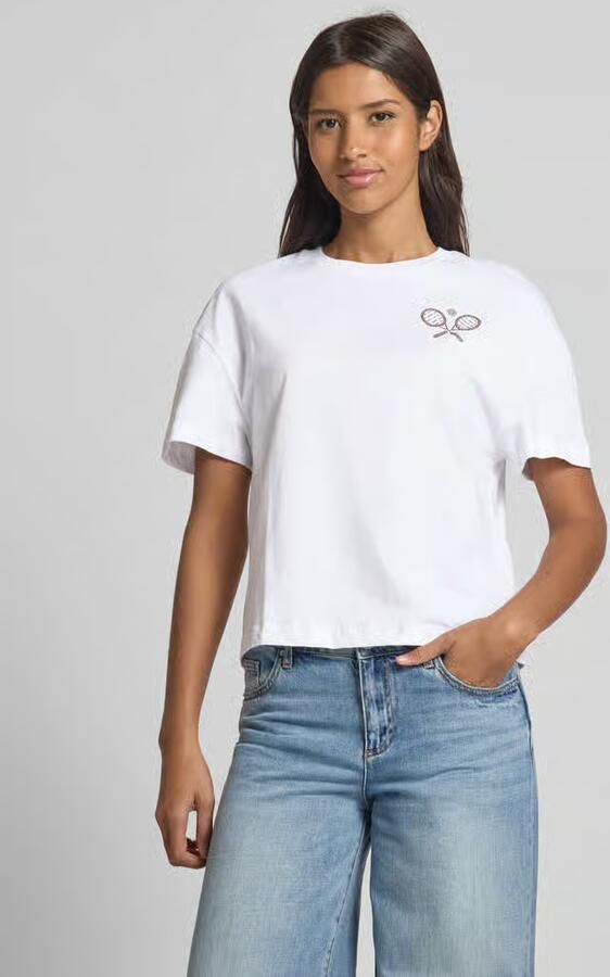 Rich & Royal T-shirt met strassdetails - Foto 2