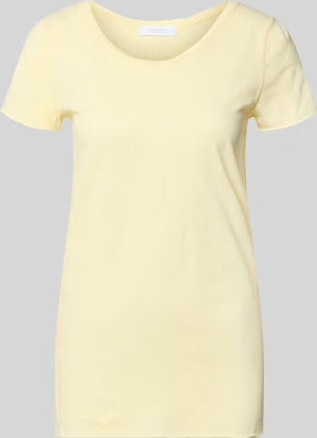 Rich & Royal T-shirt met ronde hals en rolzoom - Foto 2