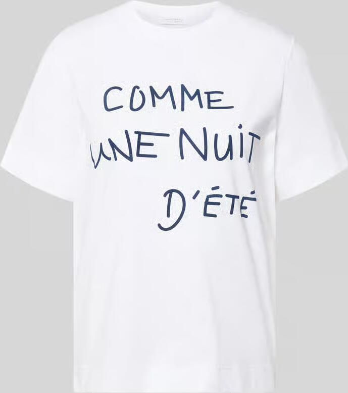 Rich & Royal T-shirt met Statementprint en ronde hals - Foto 2