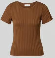 Rich & Royal T-shirt van viscosemix met ronde halsuitsnijding