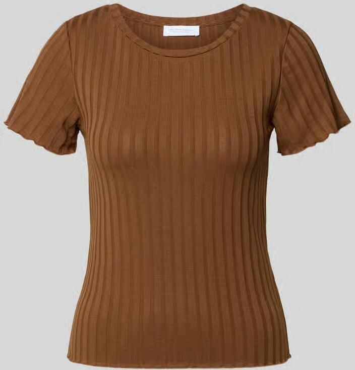 Rich & Royal T-shirt van viscosemix met ronde halsuitsnijding - Foto 3