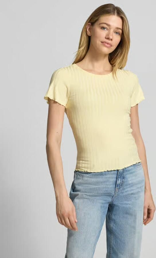 Rich & Royal T-shirt van viscosemix met ronde halsuitsnijding - Foto 3