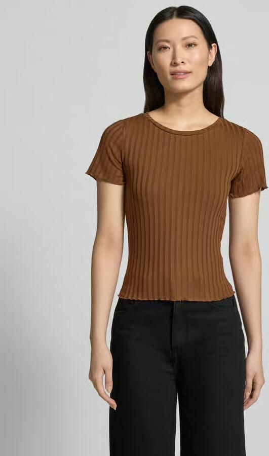 Rich & Royal T-shirt van viscosemix met ronde halsuitsnijding - Foto 3