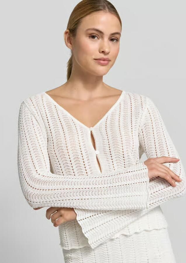 Rich & Royal Vest met V-hals en knoopsluiting
