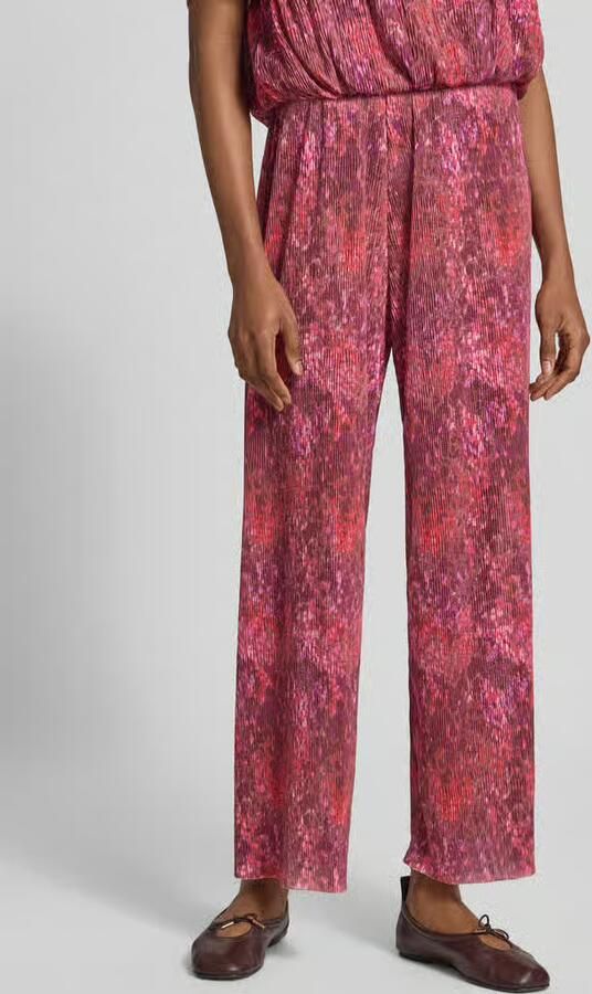Rich & Royal wide fit broek in plooi-look - Foto 2