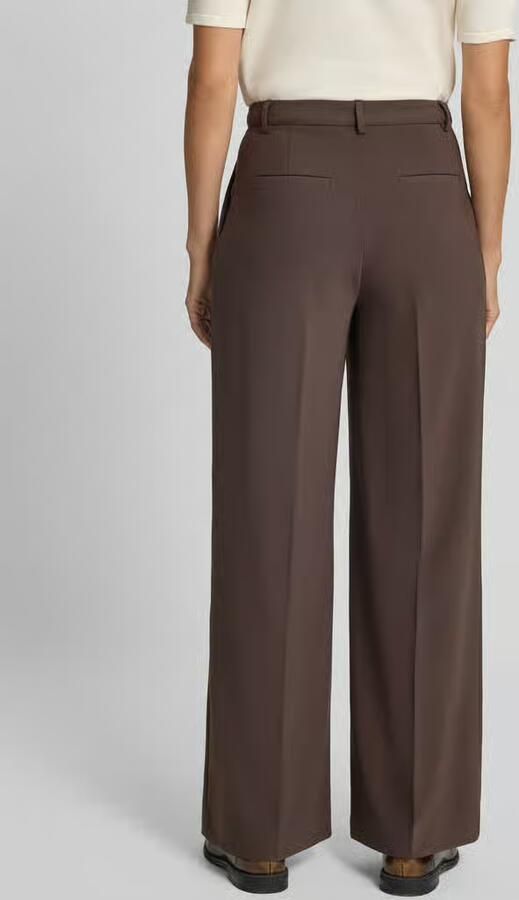 Rich & Royal wide fit broek met plooien in de taille