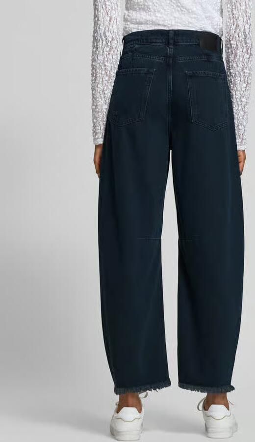 Rich & Royal wide fit jeans met lyocell-aandeel met franjesrand - Foto 3