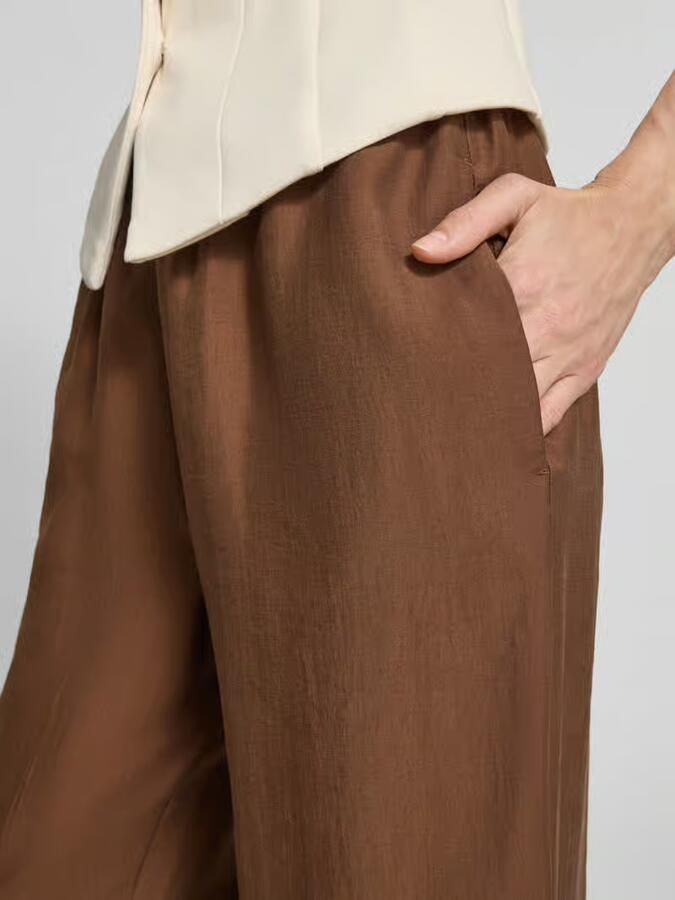 Rich & Royal wide leg broek met elastische band en trekkoord