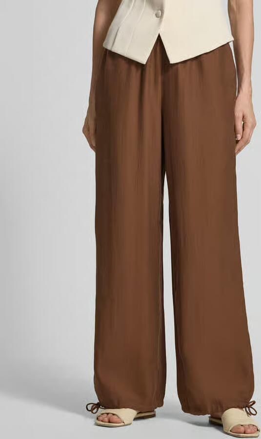 Rich & Royal wide leg broek met elastische band en trekkoord - Foto 3