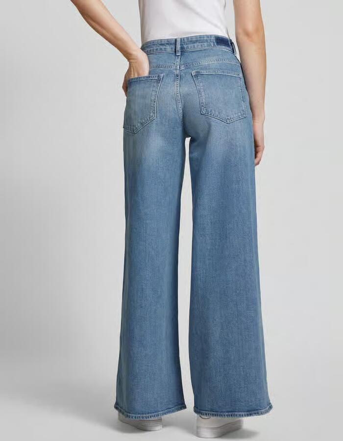 Rich & Royal Wide leg jeans met 5-pocketmodel - Foto 3