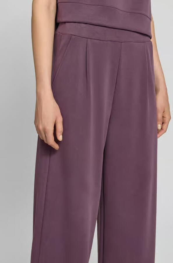 Rich & Royal Wide Leg sweatpants met steekzakken - Foto 2