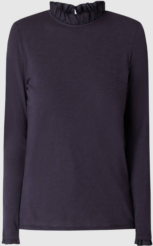 Rich & Royal Shirt met lange mouwen en druppelvormige hals
