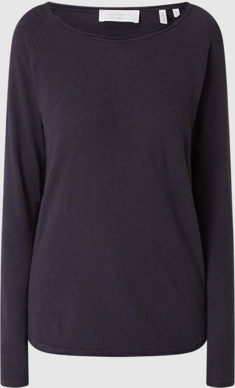 Rich & Royal Shirt met lange mouwen van biologisch katoen