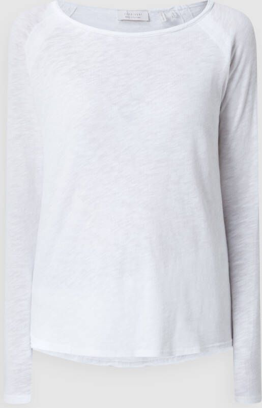 Rich & Royal Shirt met lange mouwen 2409 O HJ LS met open halslijn en zoom