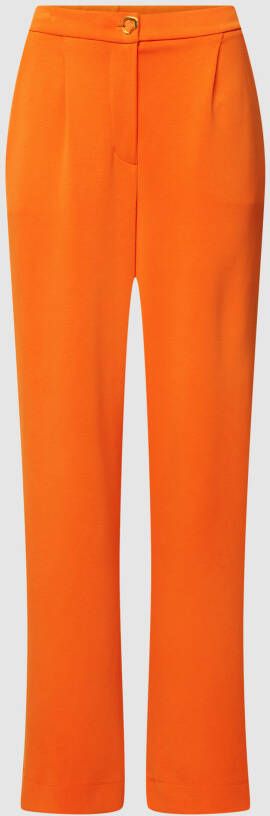 Rich & Royal Stoffen broek met paspelzakken aan de achterkant