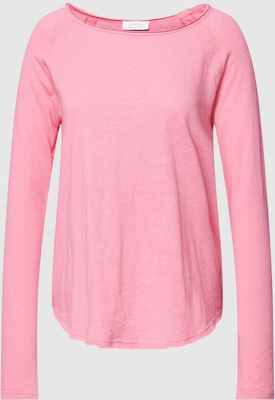 Rich & Royal T-shirt van puur biologisch katoen met boothals