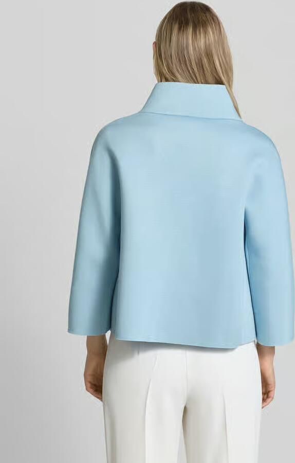 RINASCIMENTO Blazer van viscosemix met opstaande kraag - Foto 4