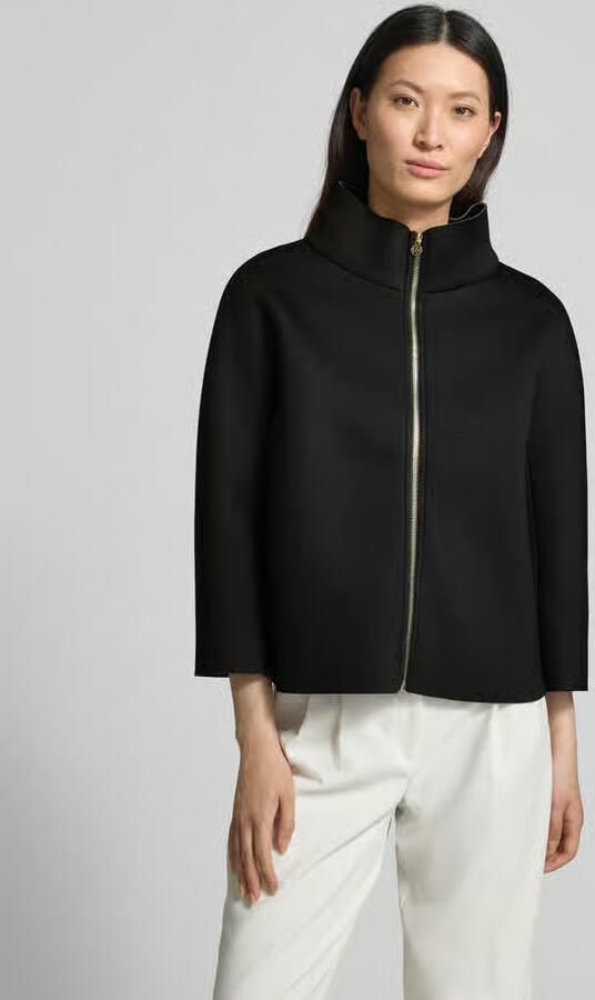 RINASCIMENTO Blazer van viscosemix met opstaande kraag - Foto 4