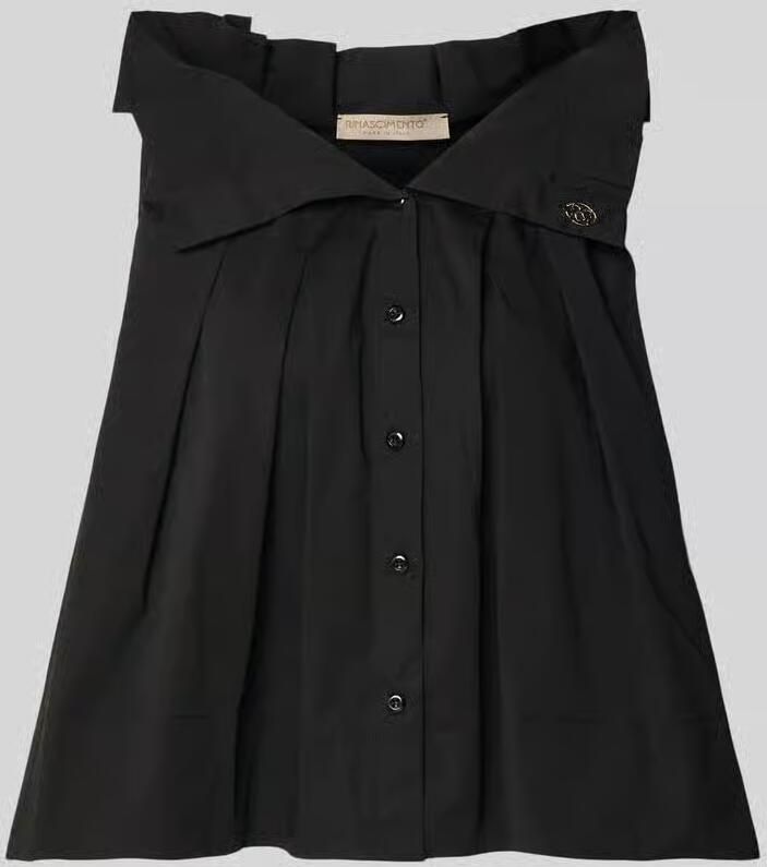 RINASCIMENTO Blouse met platte kraag en ruches - Foto 2