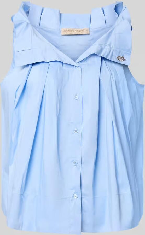 RINASCIMENTO Blouse met platte kraag en ruches - Foto 2