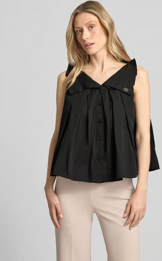 RINASCIMENTO Blouse met platte kraag en ruches - Foto 2