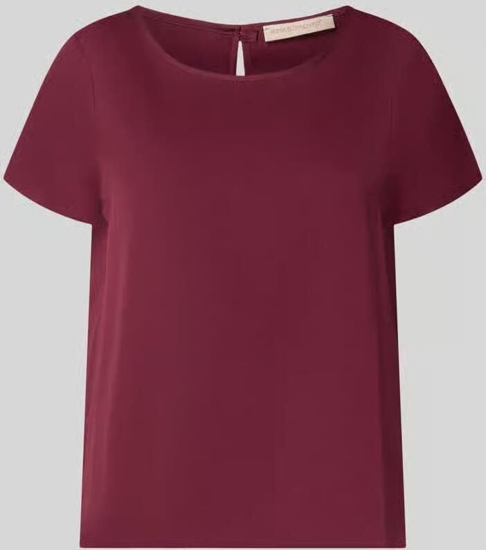 RINASCIMENTO Blouse van satijn met ronde hals