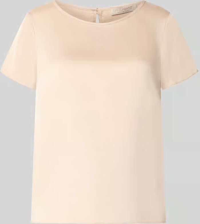 RINASCIMENTO Blouse van satijn met ronde hals