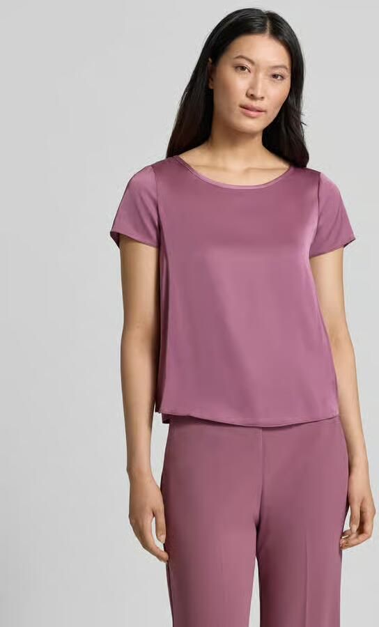 RINASCIMENTO Blouse van satijn met ronde hals - Foto 2