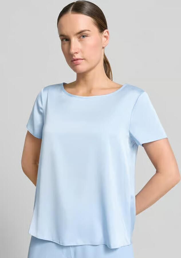 RINASCIMENTO Blouseshirt met ronde hals en afgeronde zoom