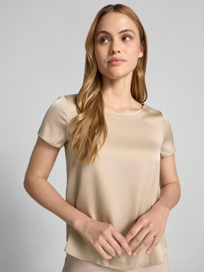 RINASCIMENTO Blouseshirt met ronde hals en afgeronde zoom